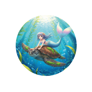 Deniz Patch for backpack round shape