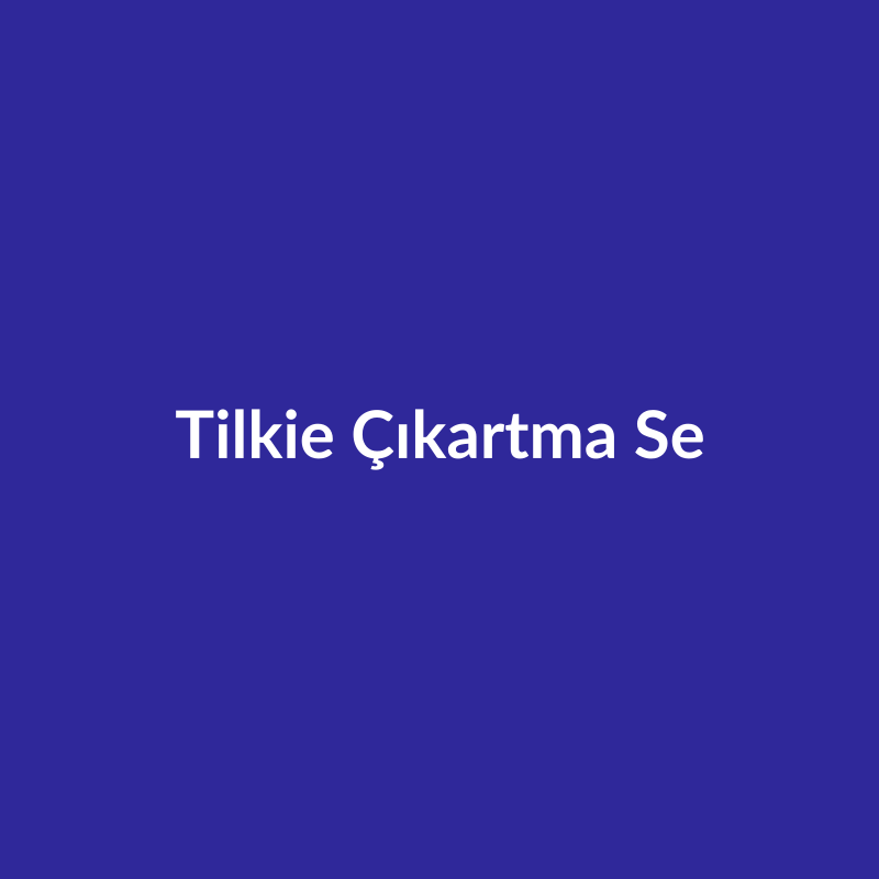 Tilkie Çıkartma Seti