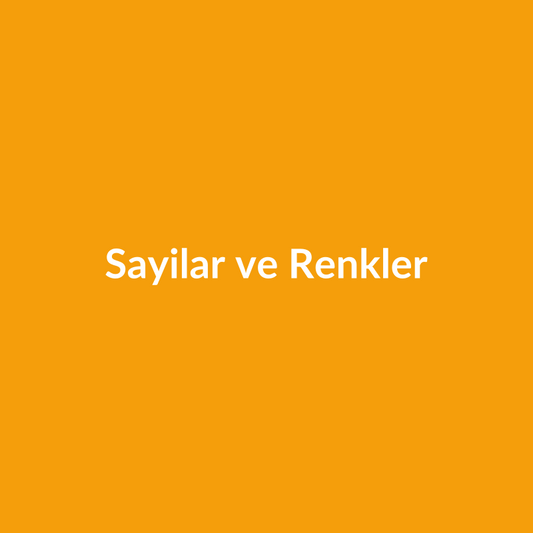 Sayılar ve Renkler