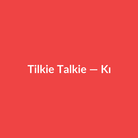 Tilkie Talkie — Kırmızı