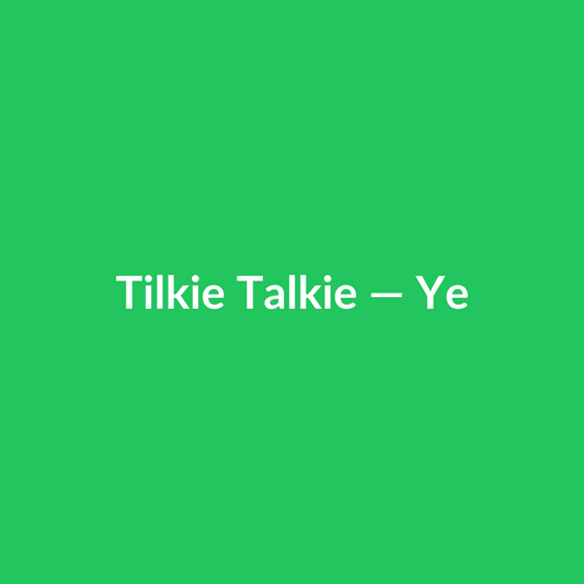 Tilkie Talkie — Yeşil